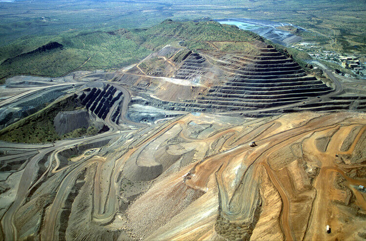 Diamond mine in the Kimberley